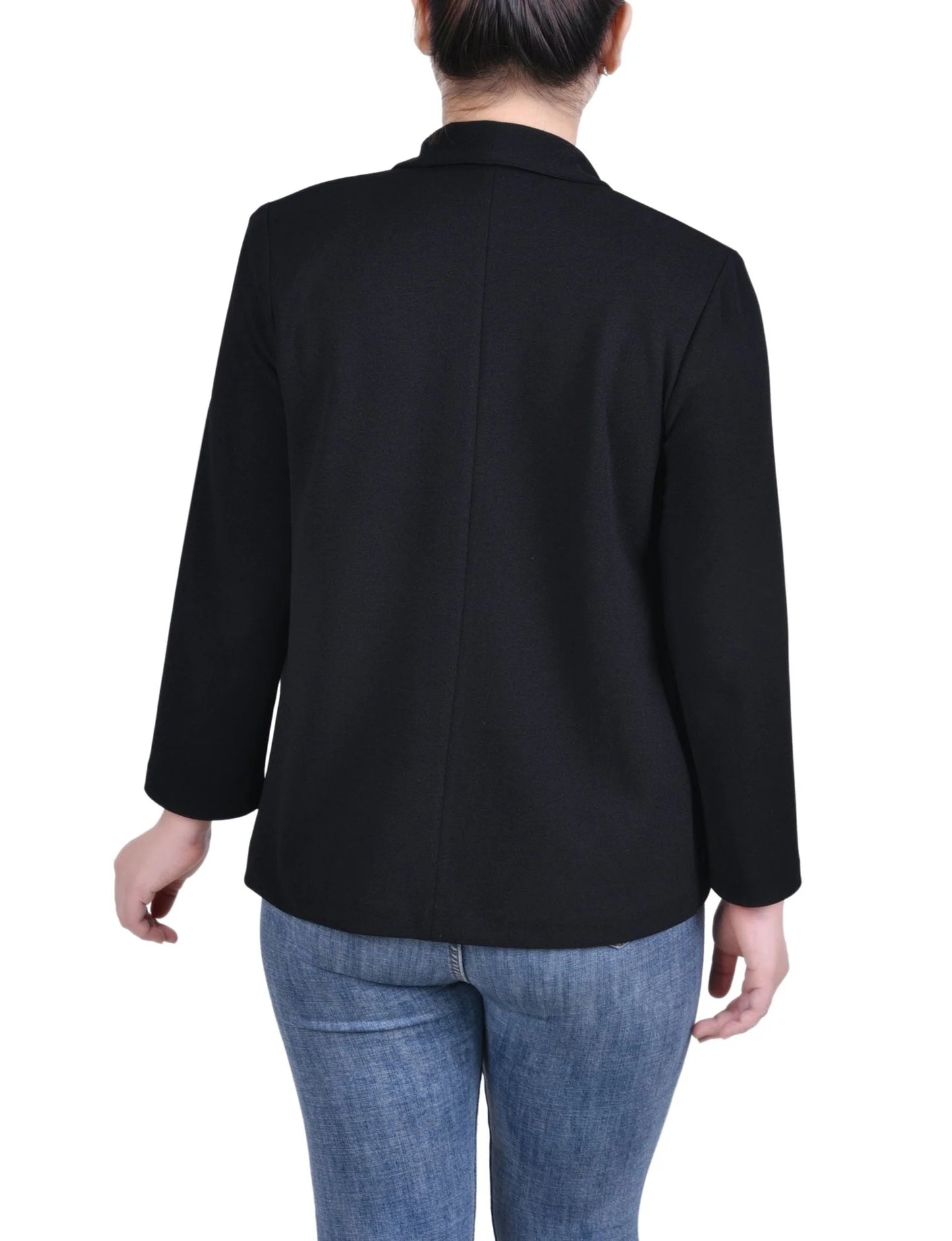 DORETHA-Long Sleeve Ponte Jacket
