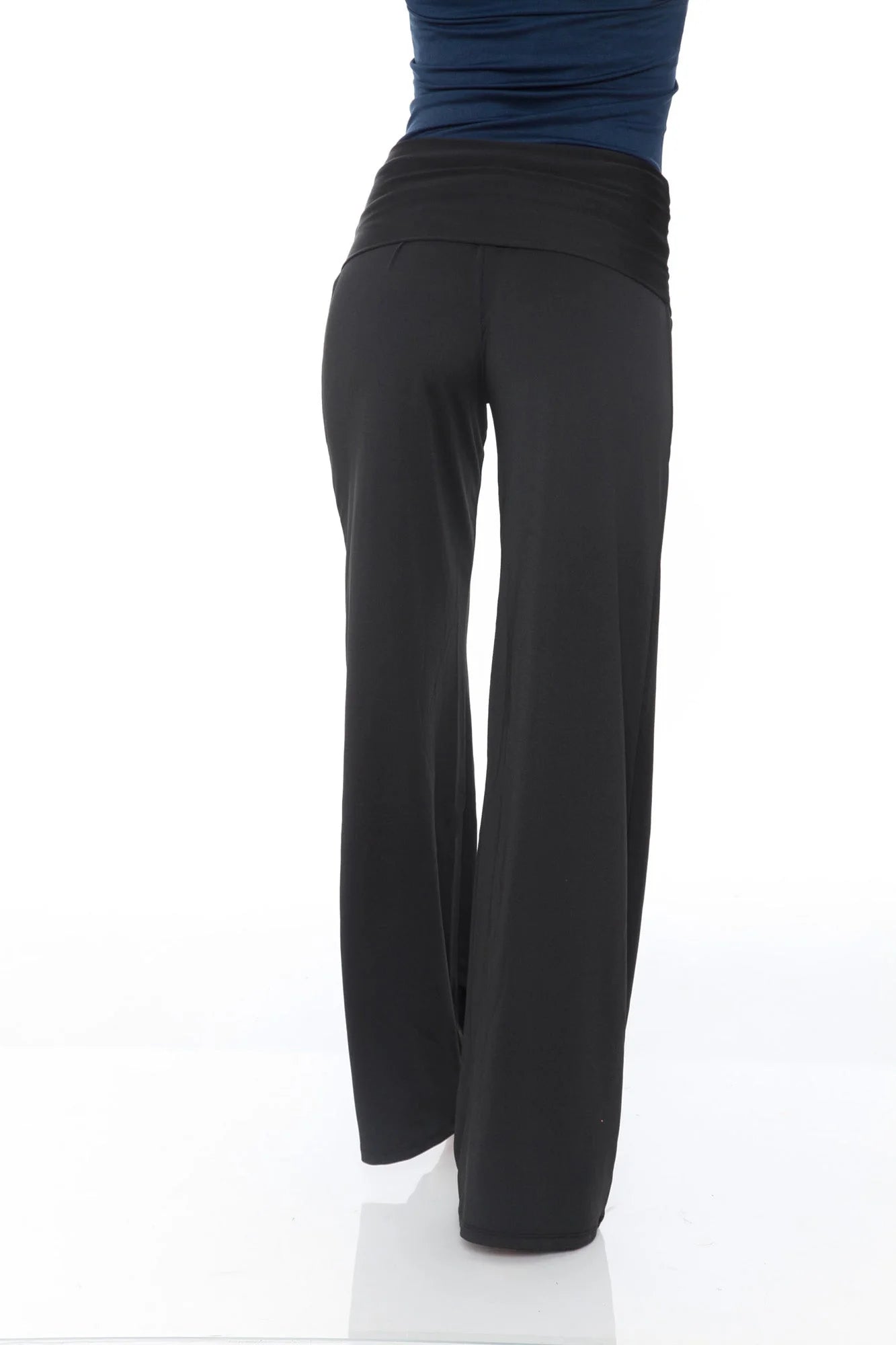 DORETHA-Solid Print Pants